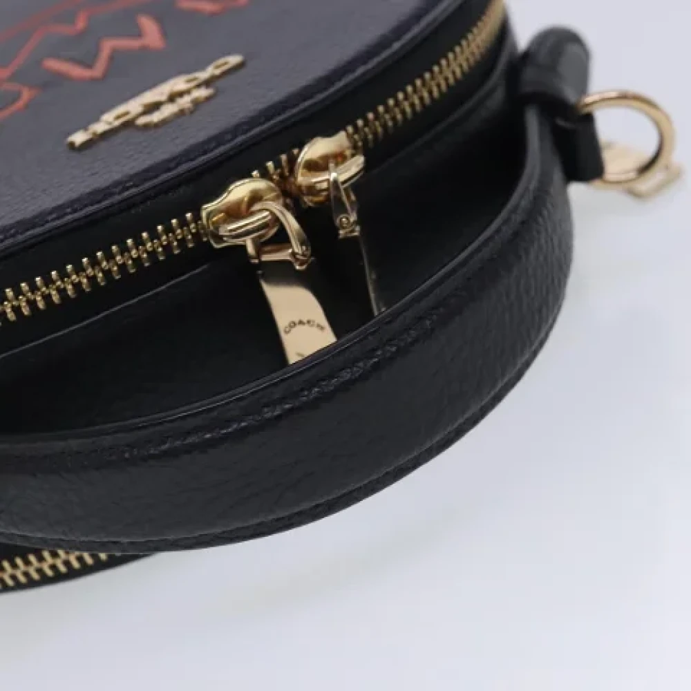 Coach Pre-owned Leather handbags Black Dames