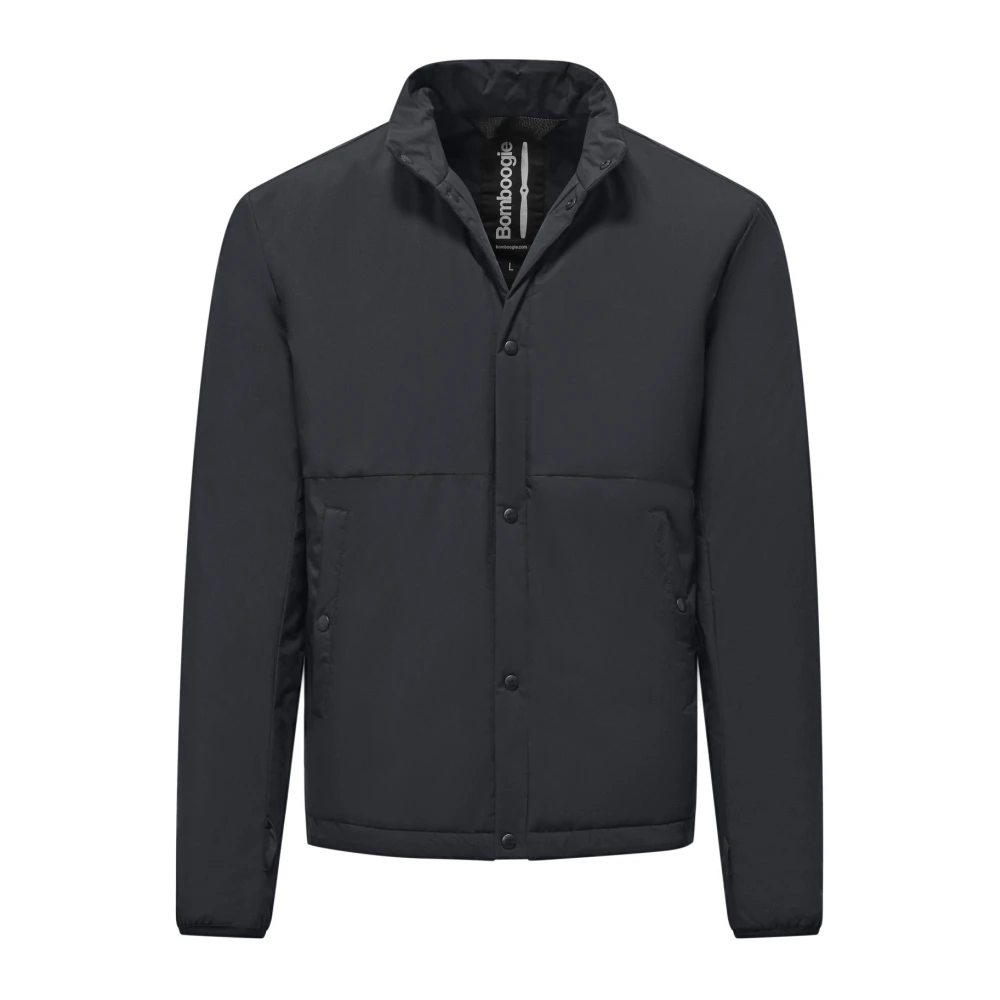 BomBoogie Gevoerde Gewatteerde Trenchcoat Blue Heren