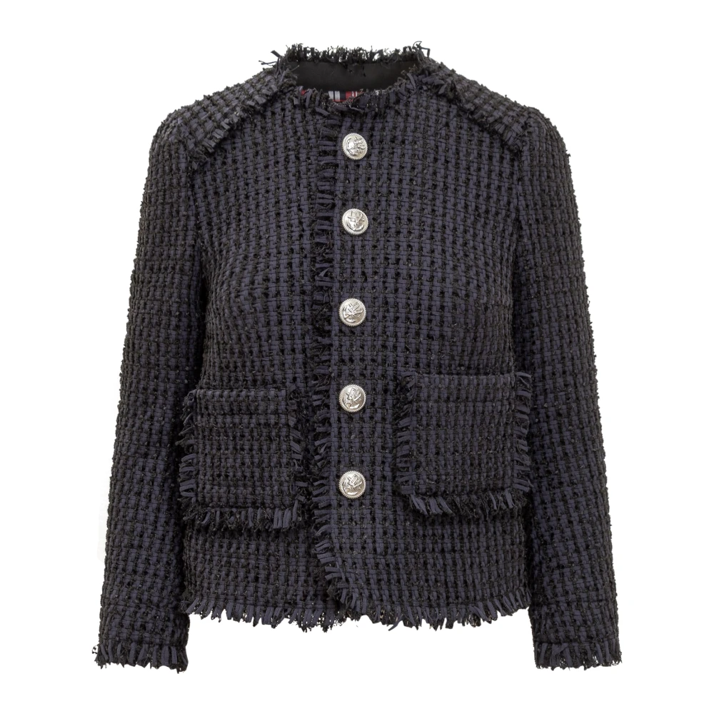 Dsquared2 Tweed Jackets Blue Dames