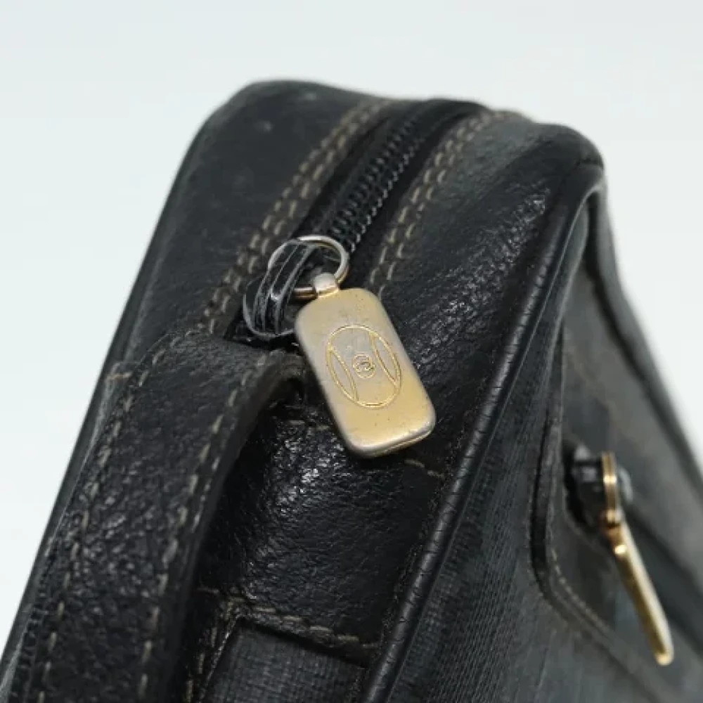 Gucci Vintage Pre-owned Leather clutches Black Dames