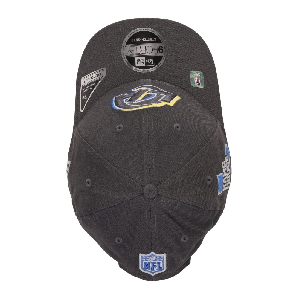 new era Gebogen Visor Hat NFL Draft Los Angeles Rams Gray Heren