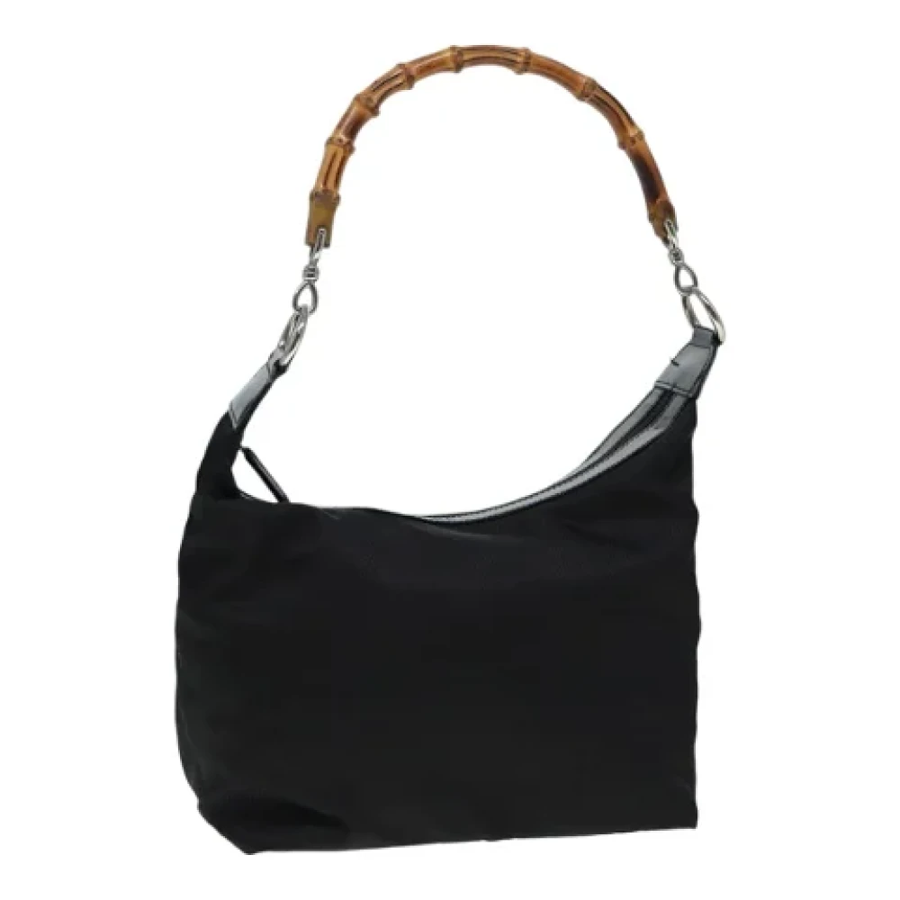Gucci Vintage Pre-owned Fabric gucci-bags Black Dames