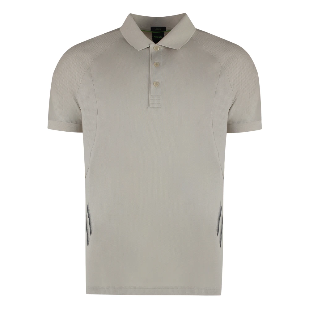 Hugo Boss Slim Fit Technisch Polo Shirt Gray Heren