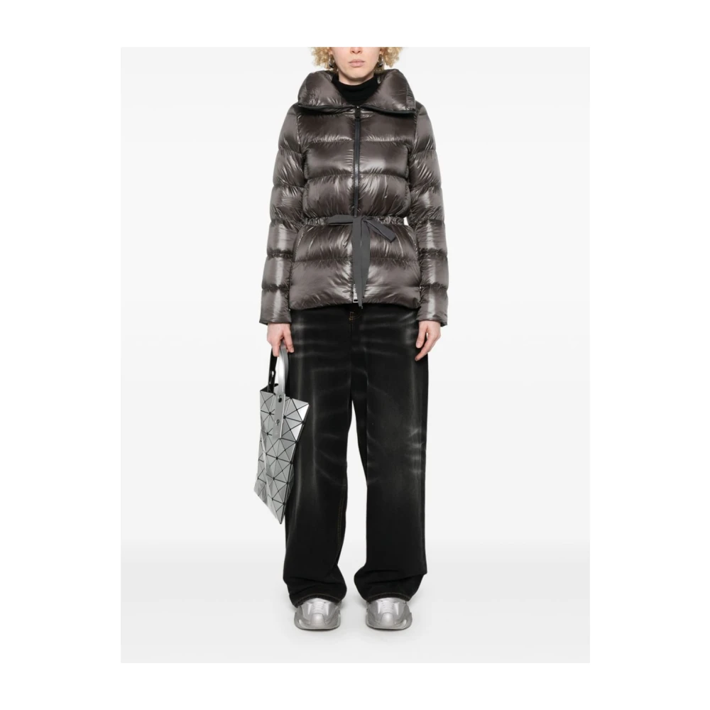 Herno Grijze Gewatteerde Jas Gray Dames
