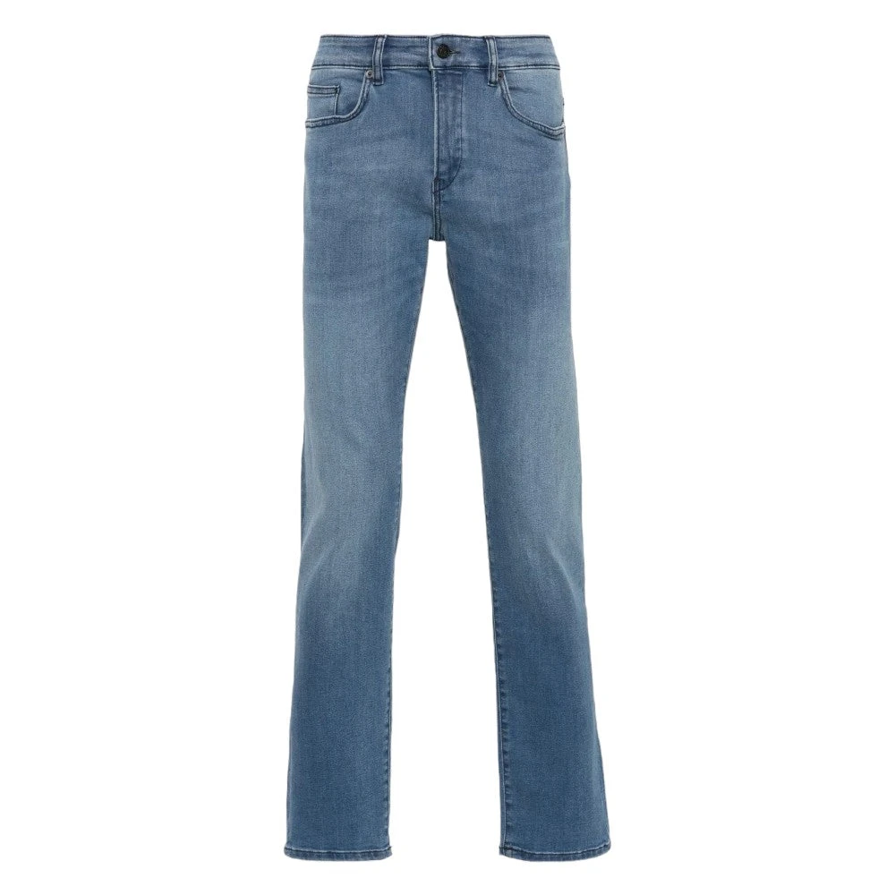 Hugo Boss Slim Fit Light Denim Jeans Blue Heren