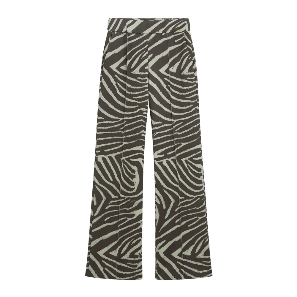 CINQUE Zebra Print Wijde Broek Multicolor Dames