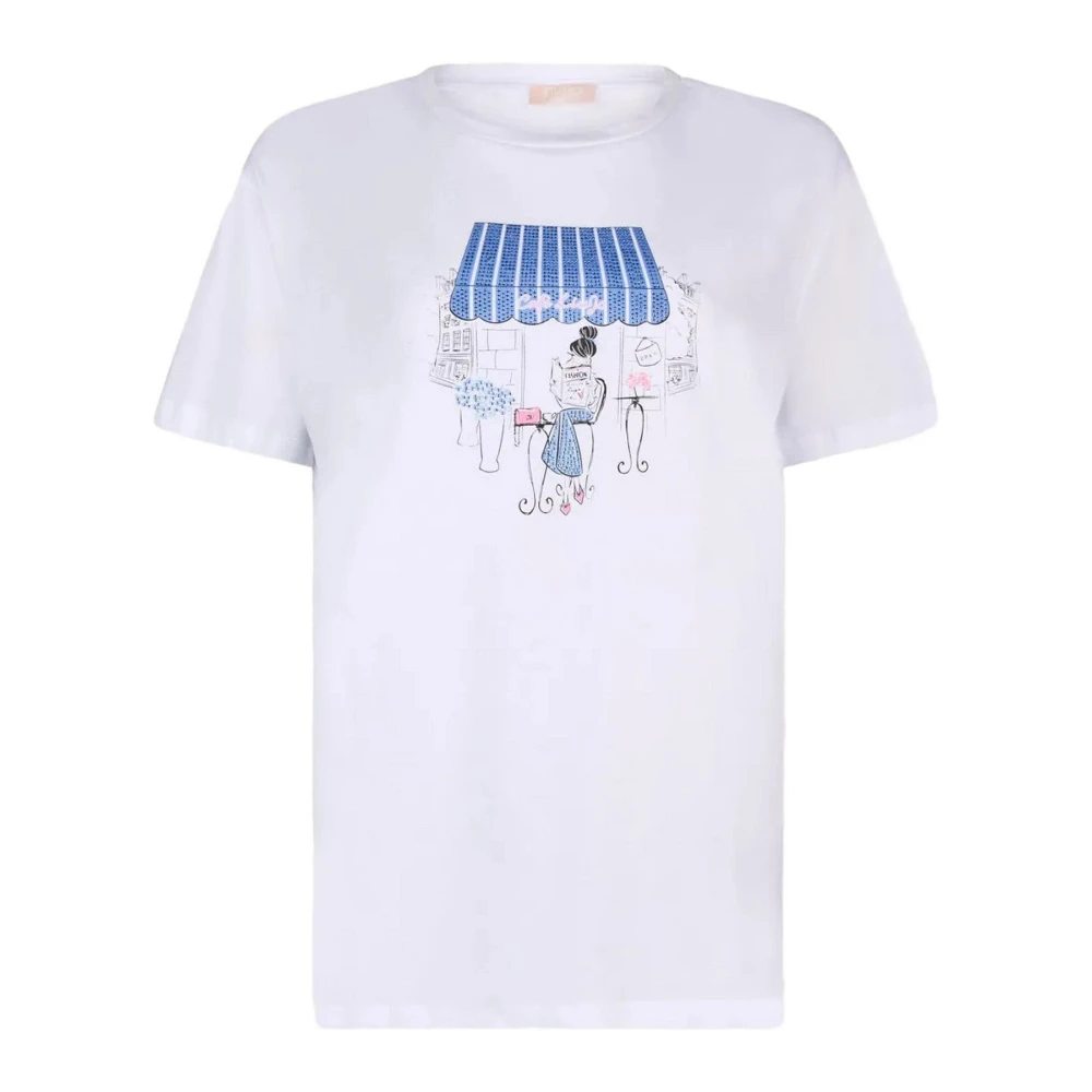 Liu Jo Donna Bianco Top, M, New,
