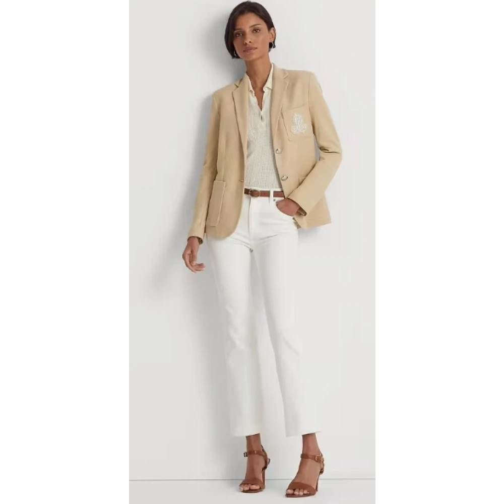 Ralph Lauren Blazer Beige Dames
