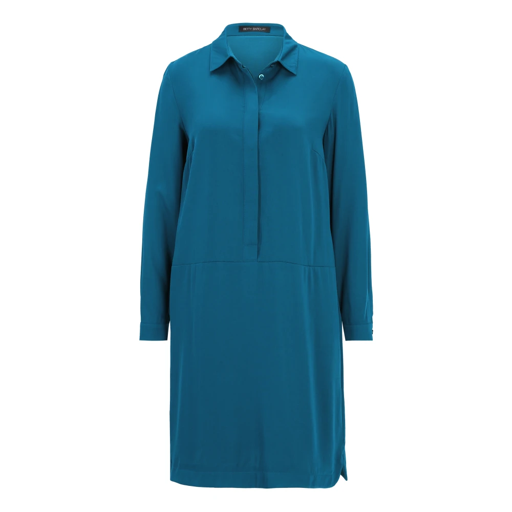 Betty Barclay Knoopsluiting Jurk Blue Dames