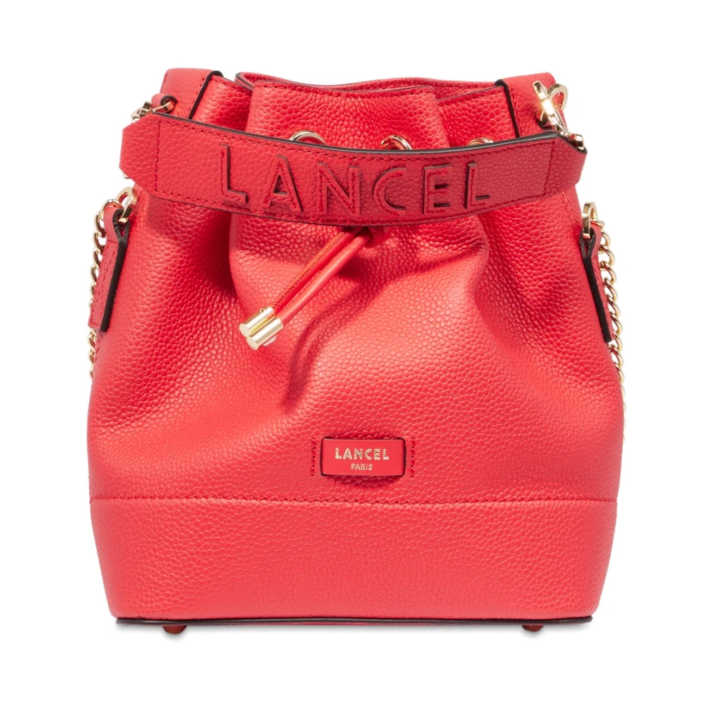 Lancel Rode Bucket Bag Ninon Stijl Red Dames