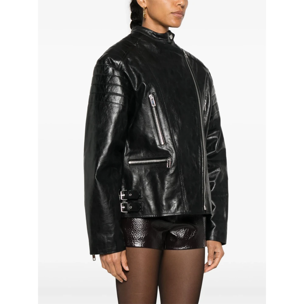 Twinset Zwarte Jas Black Dames