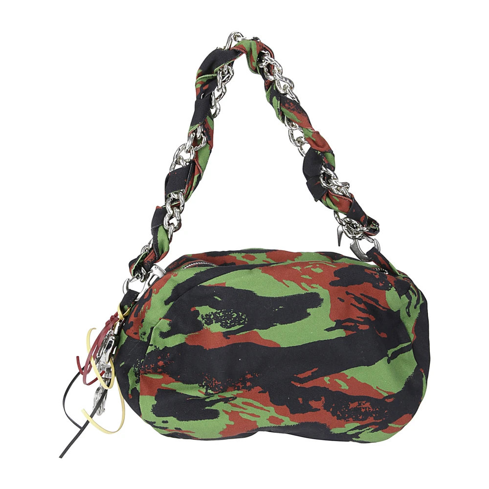 Chopova Lowena Gedrukte Schoudertas met Ritssluiting Multicolor Dames