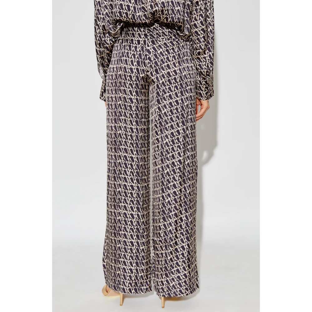 Aeron Gestreepte broek Wellen Black Dames