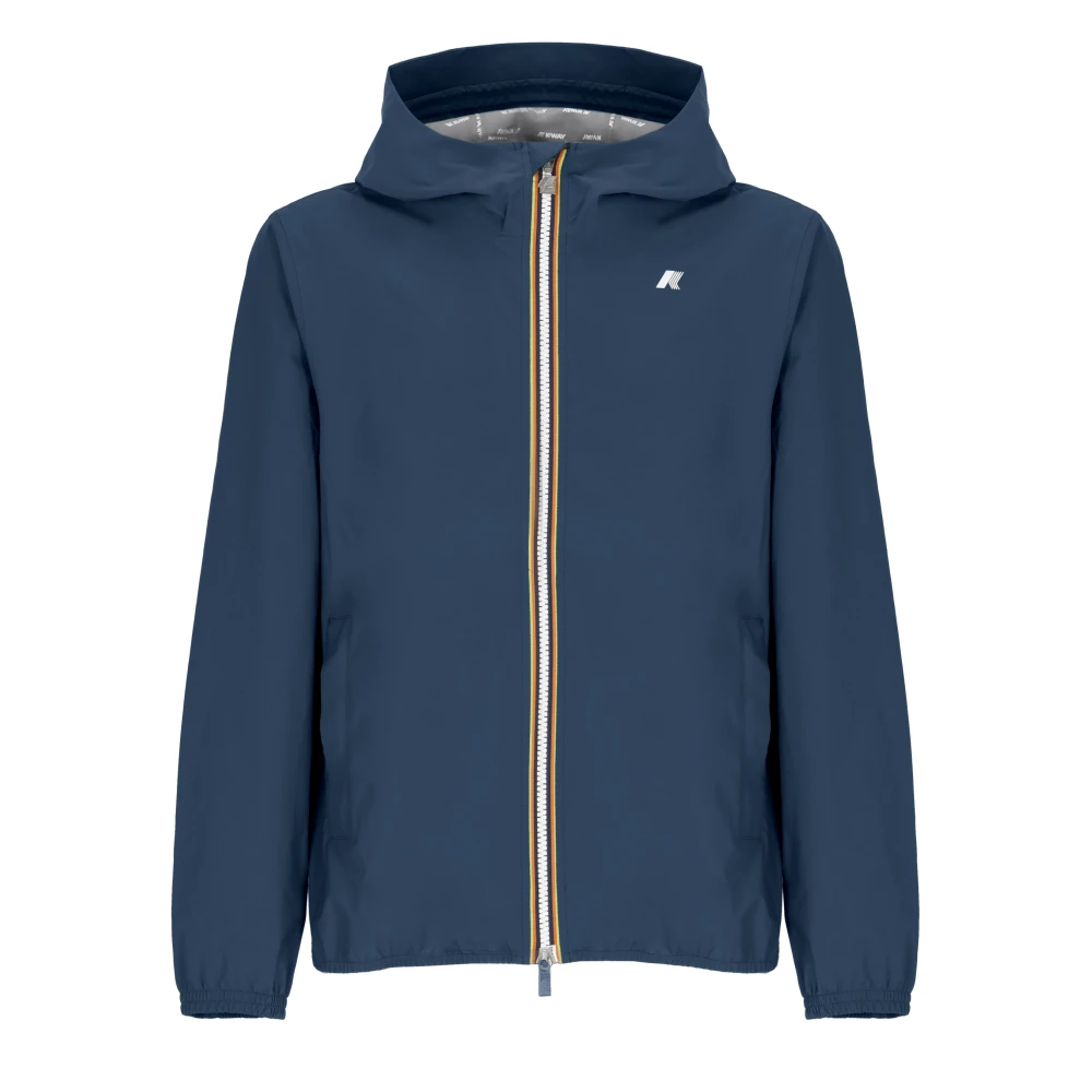 K-Way , Rain Jackets, Male, Blue, M, Jack Stretch Dot