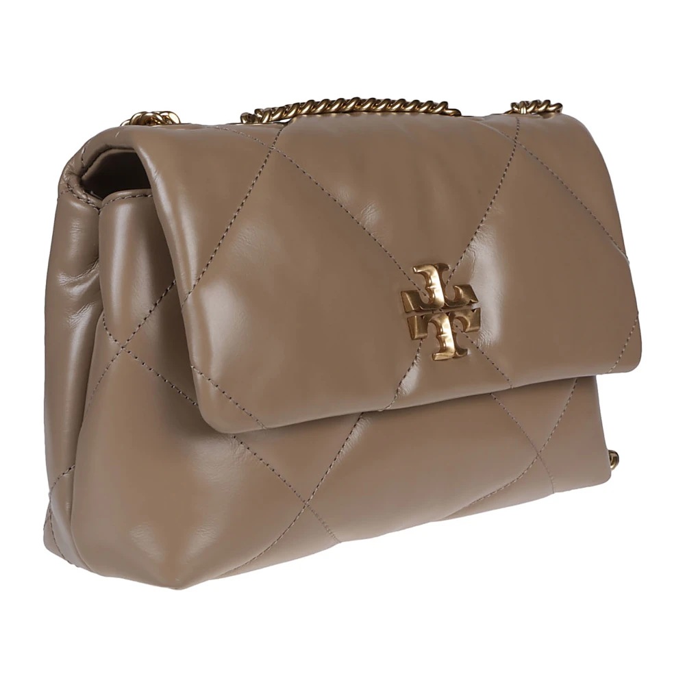 TORY BURCH Diamant Quilt Schoudertas Brown Dames