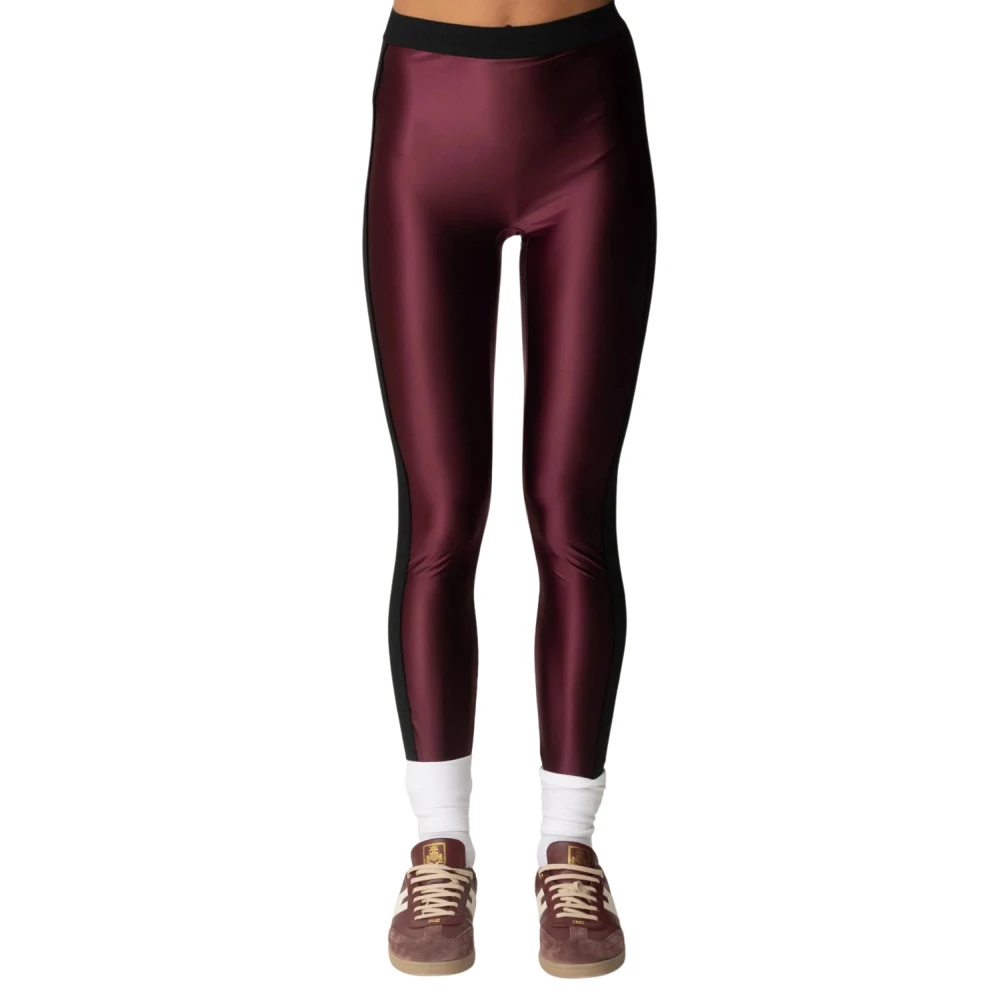 Elisabetta Franchi Bordeaux Broek voor Vrouwen Red Dames