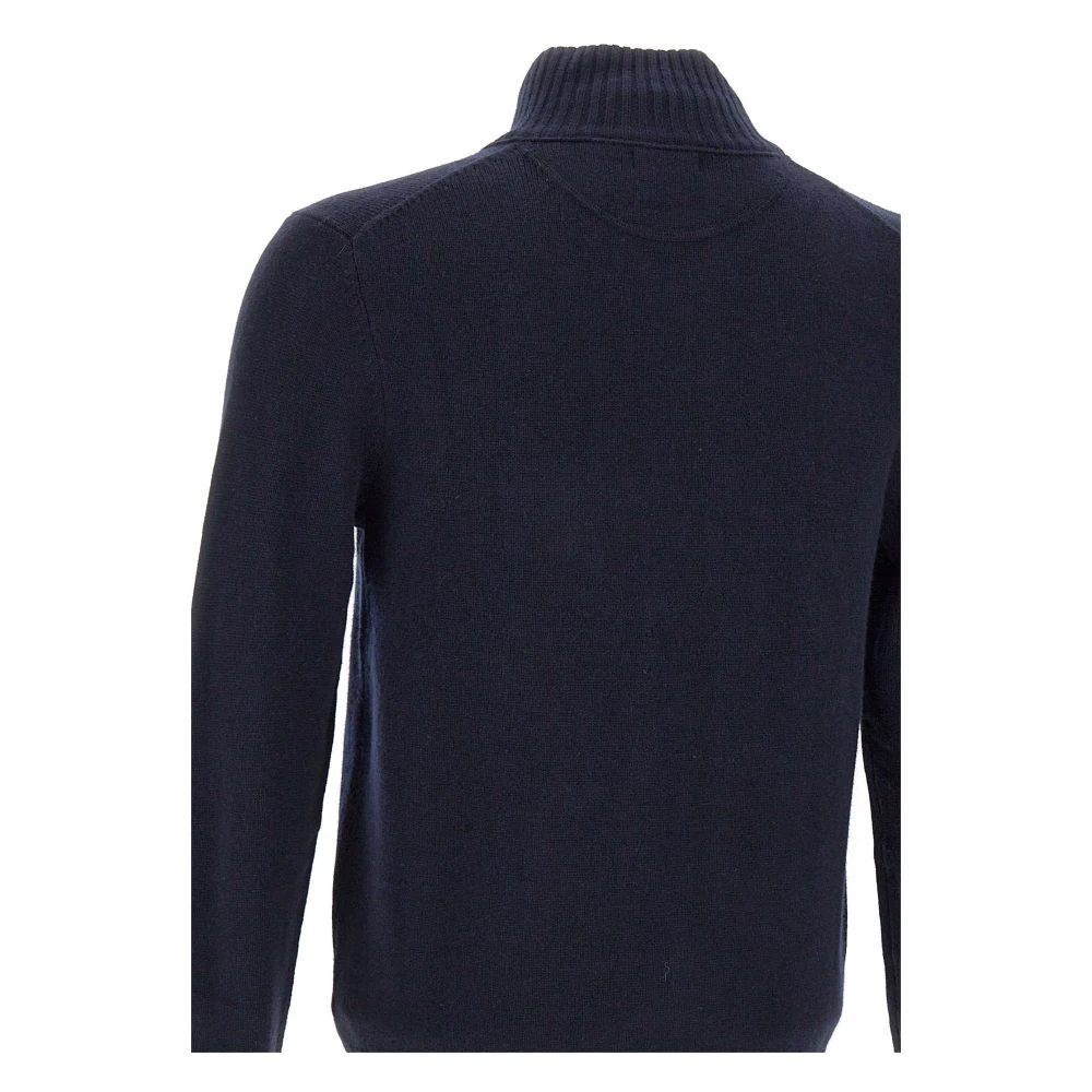 Sun68 Heren Wol Vest Marineblauw Blue Heren