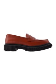 Type 159 Loafers in rood leer
