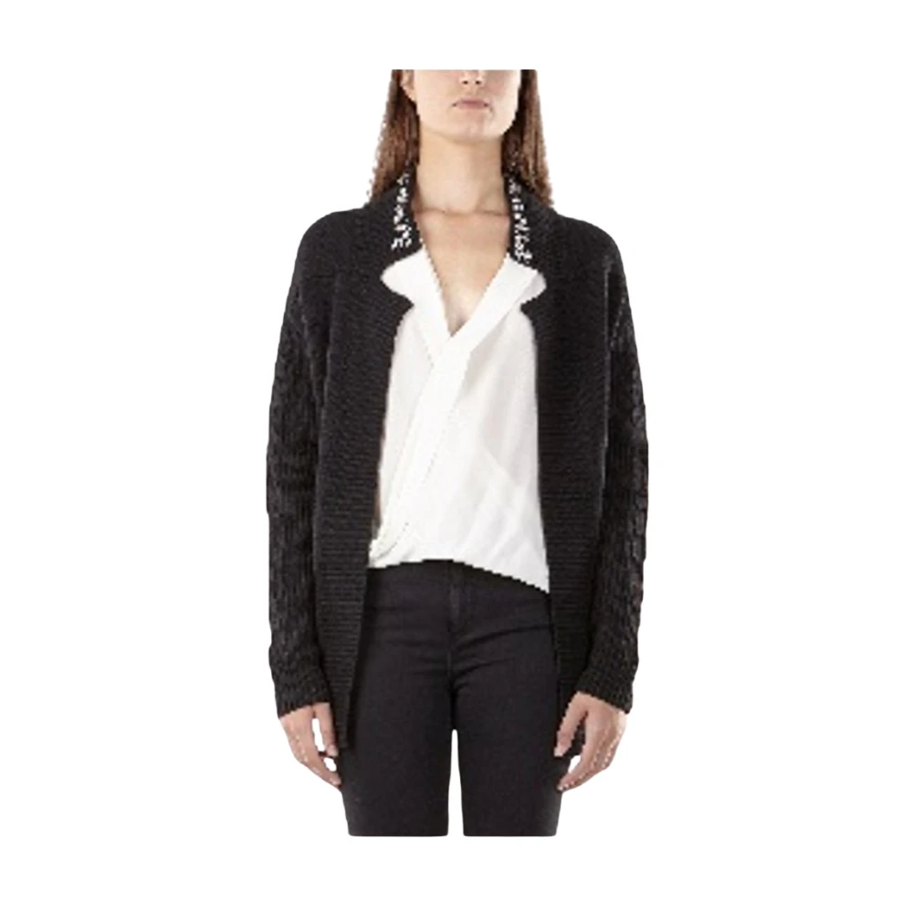 Gas , Cardigans, Female, Black, S, Cardigans