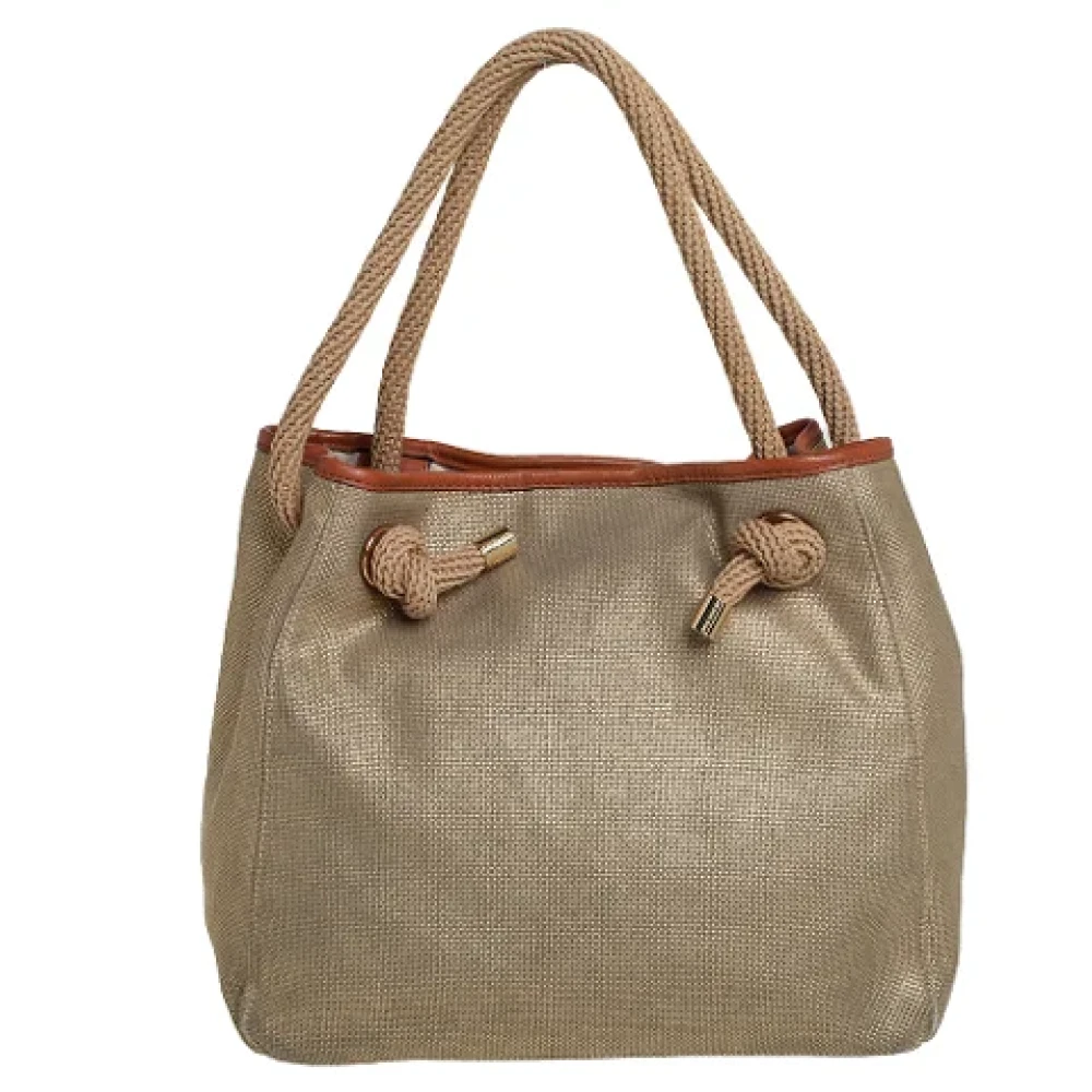 Michael Kors Pre-owned Canvas totes Beige Dames