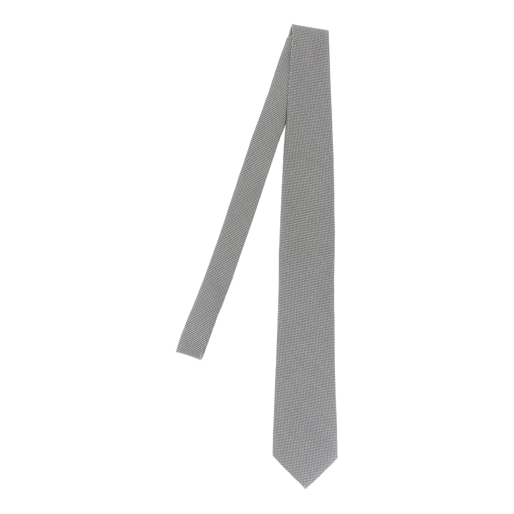 Tom Ford Men's Gray Silk Jacquard Tie - Ties - One Size - Accessories