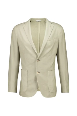 Virgin Wool Two-Button Blazer