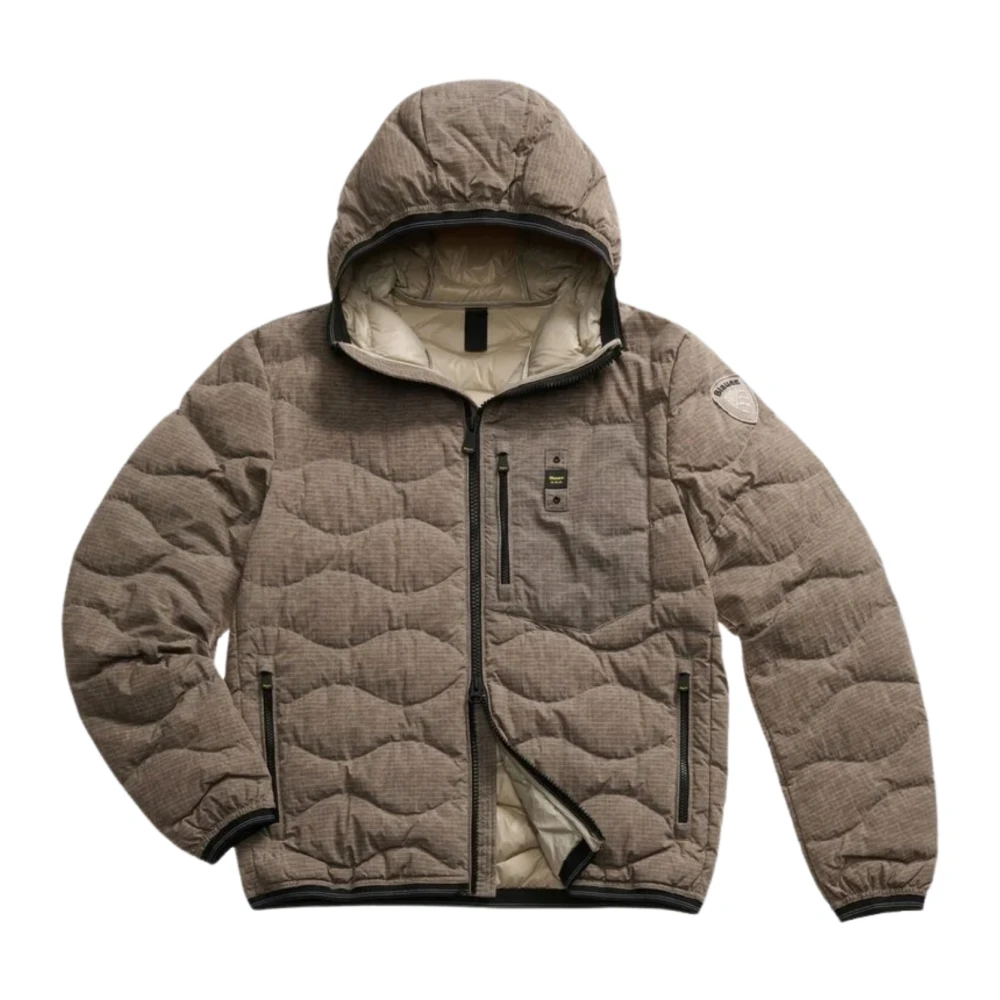 Blauer Men's Gray Wave Down Jacket
