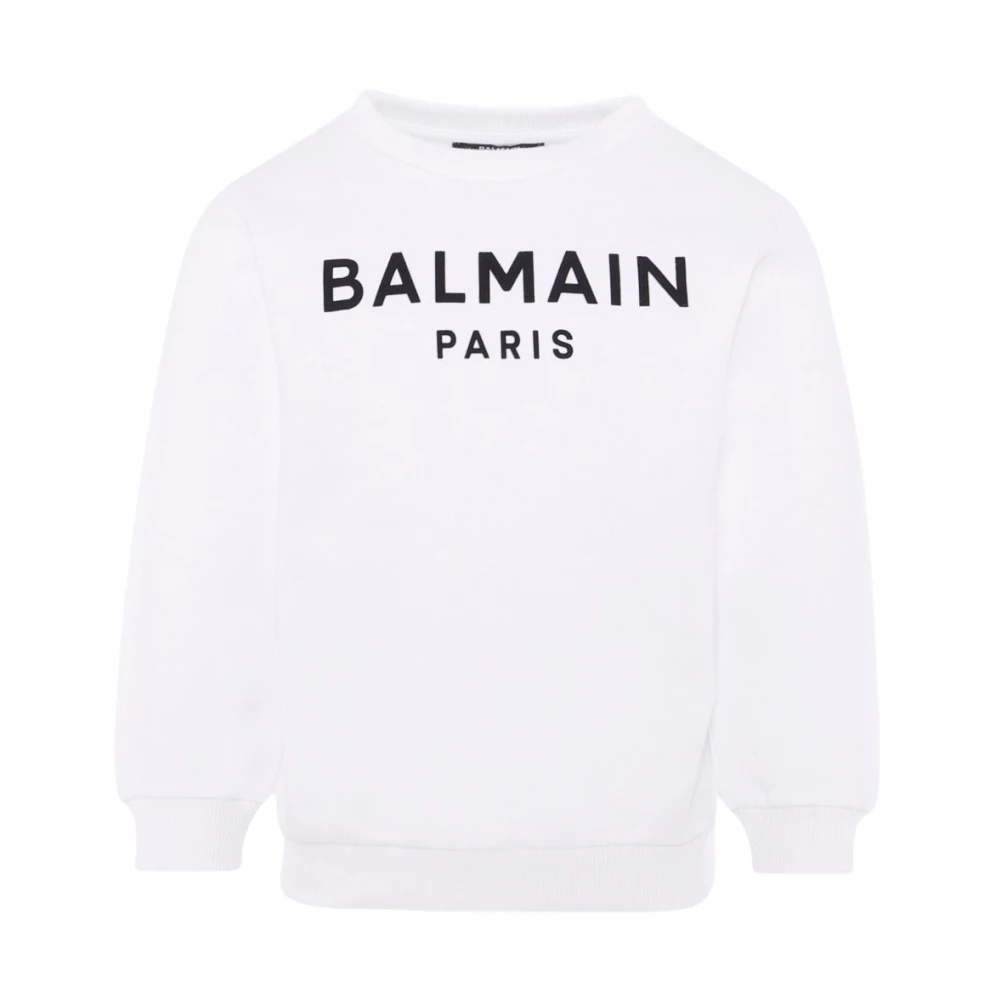 Balmain Boys White Classic Sweatshirt - Kids Sweatshirts - 10 Y - Kids
