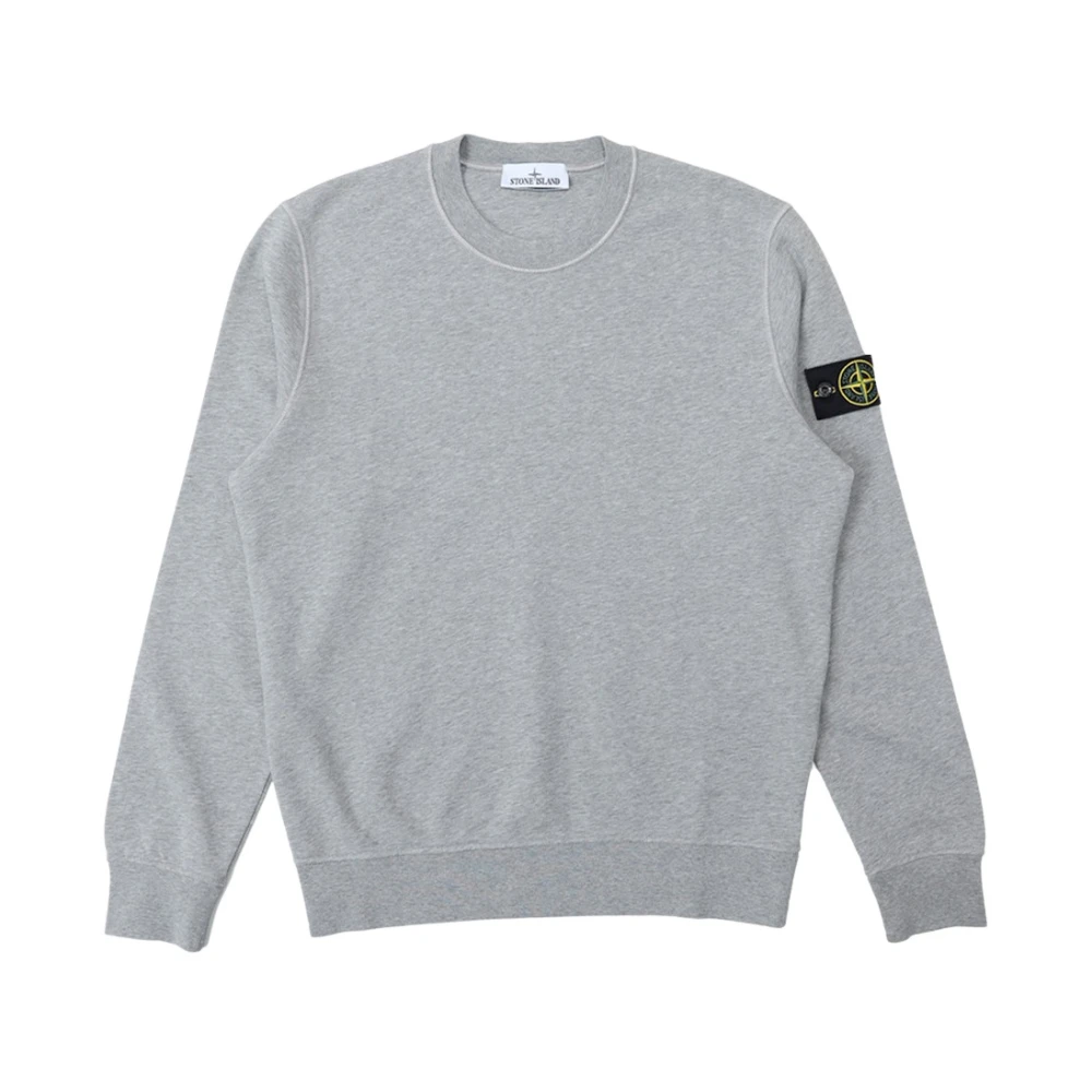 Crewneck Sweater i Polvere Melange