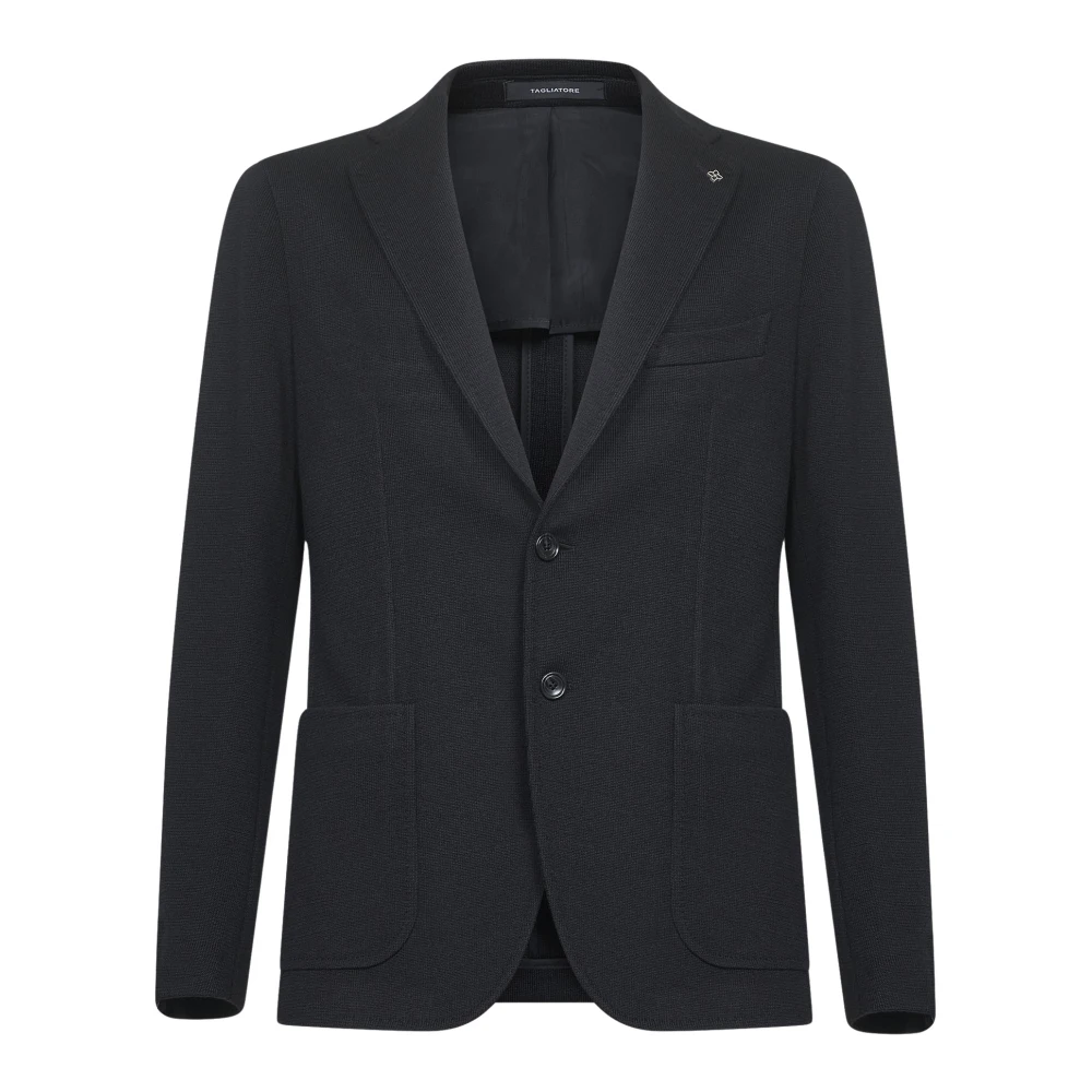 Tagliatore Men's Black Tailored Blazer - Blazers - 3XL - Jackets