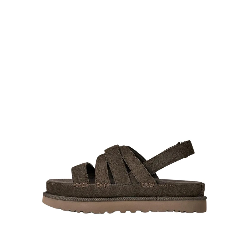 Ugg Flat Sandals, Female, 3 Uk, Goldenstar Gleam Sandal Green