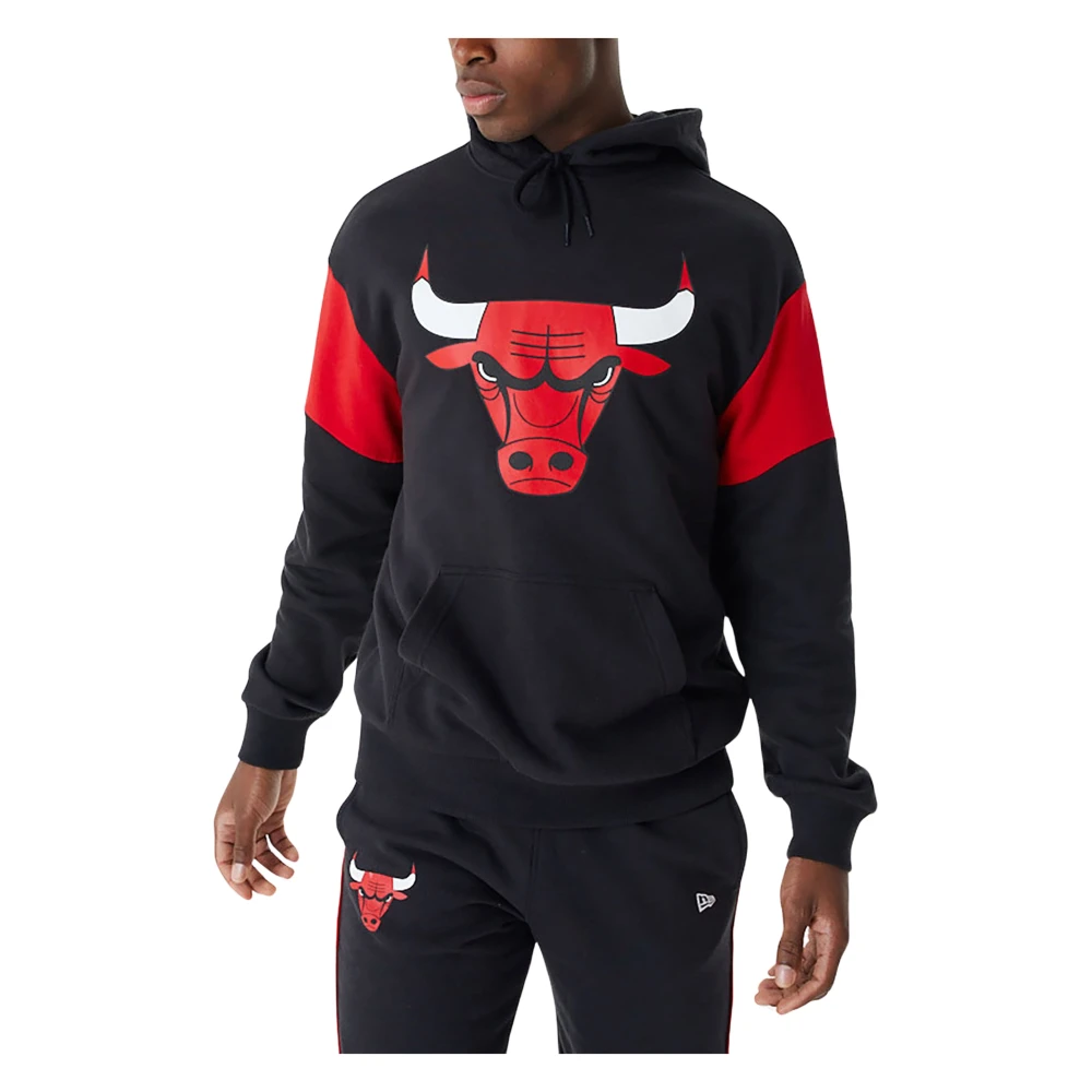 New era Chicago Bulls Hoodie Black Heren