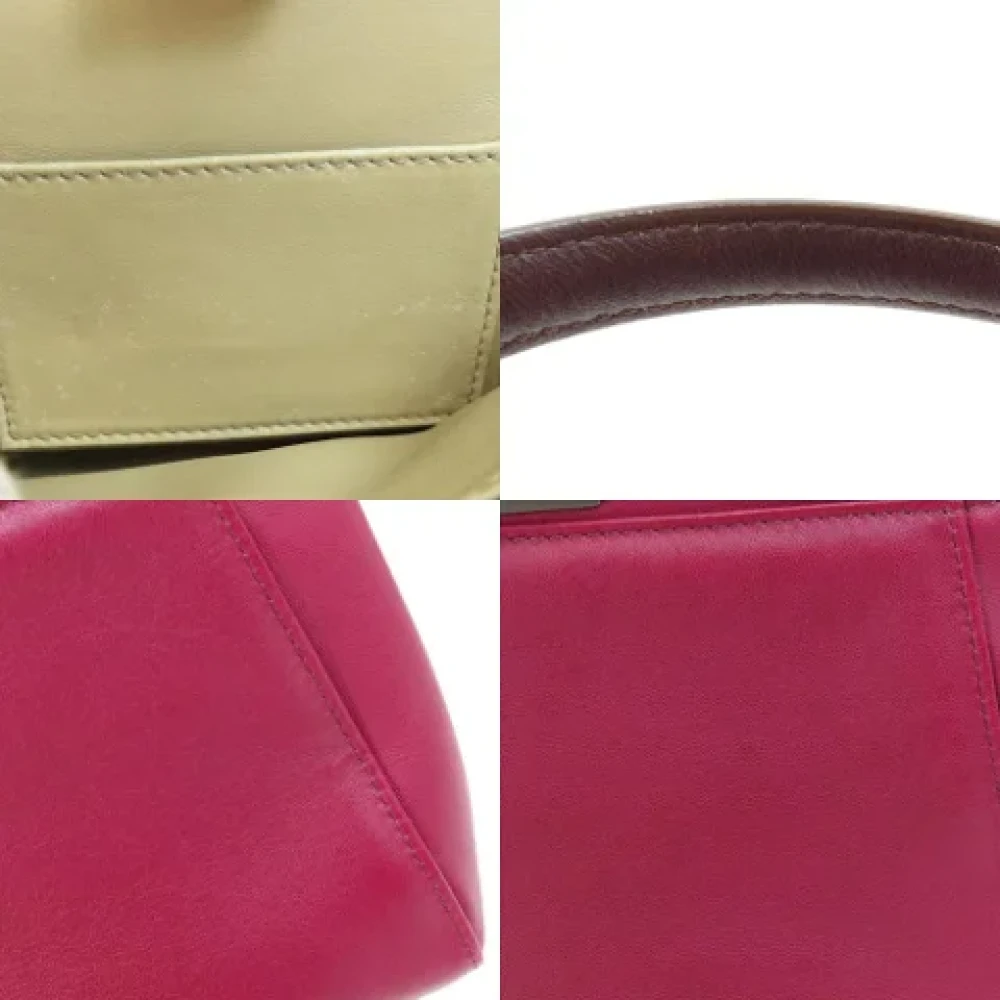 Fendi Vintage Pre-owned Fabric handbags Purple Dames