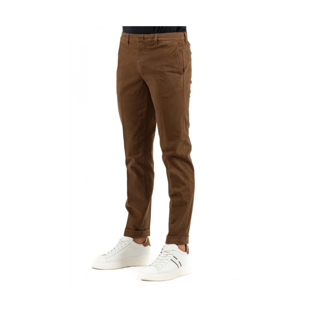 Fay Heren Casual Broek Brown Heren