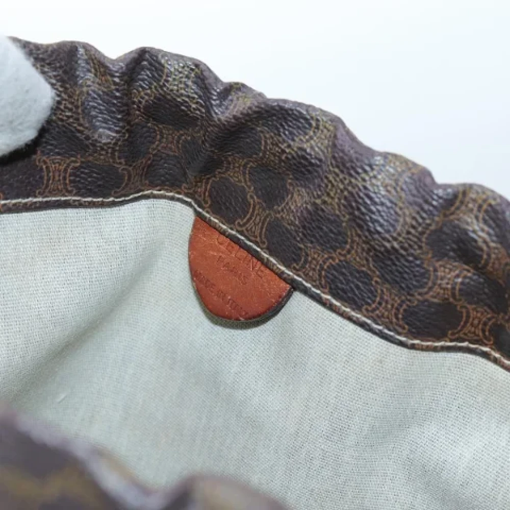 Celine Vintage Pre-owned Canvas clutches Brown Dames