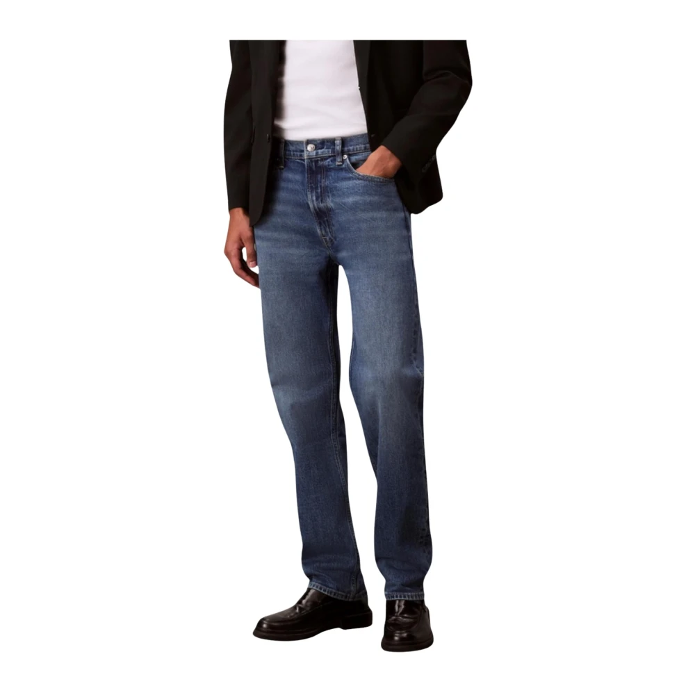 Calvin Klein Jeans , Straight Fit Jeans, Male, Blue, W32 L32, Straight Tinted Jeans - Image 3