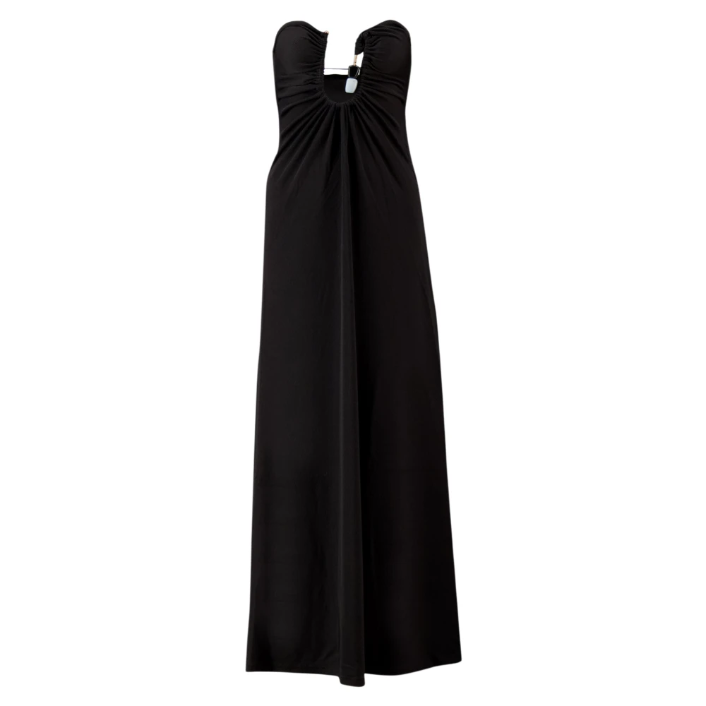 Christopher Esber Women's Black Bustier Maxi Dress