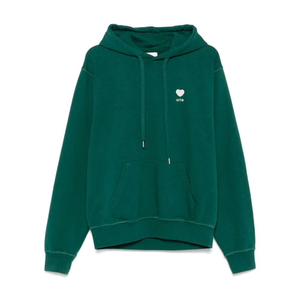 Arte Antwerp Hoodie met capuchon Green Heren