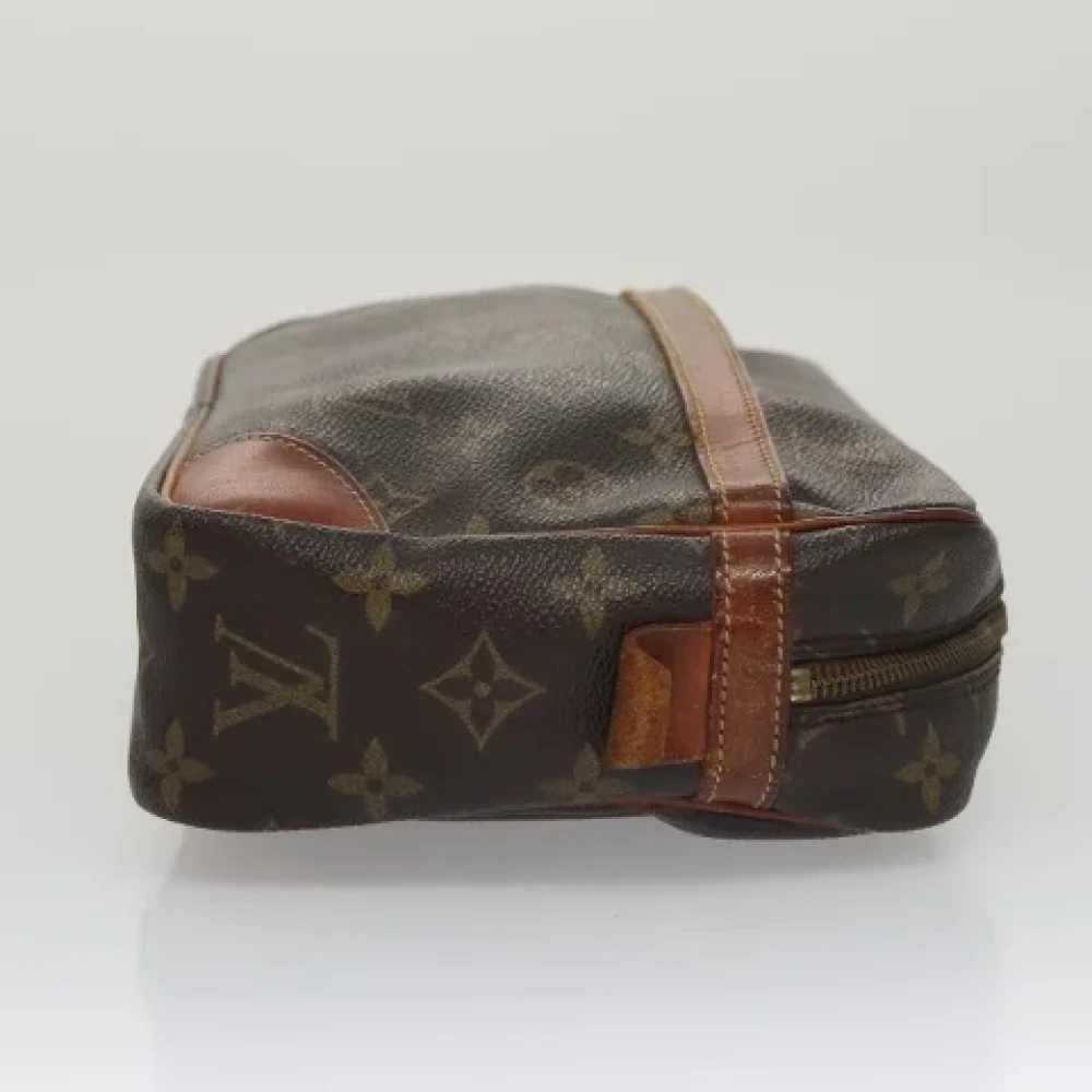 Louis Vuitton Vintage Pre-owned Canvas clutches Brown Dames