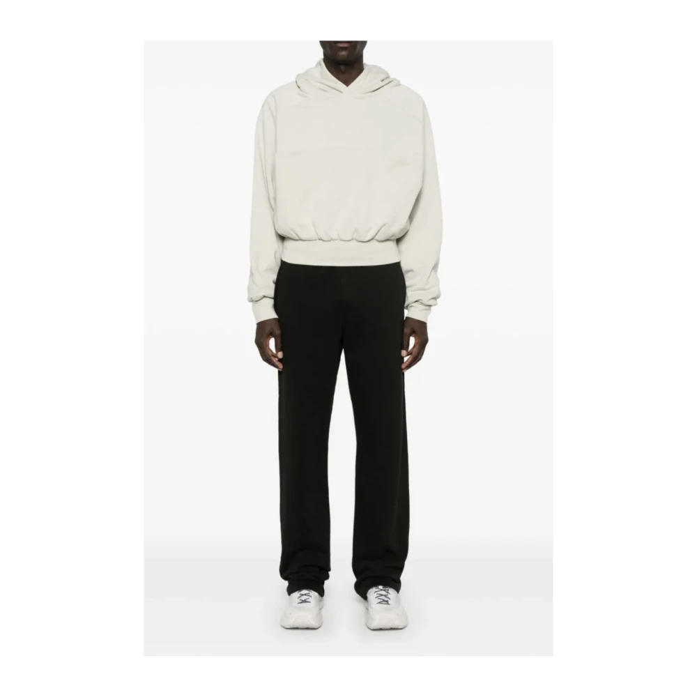 Entire Studios Straight Leg Sweatpant in Soot Black Heren