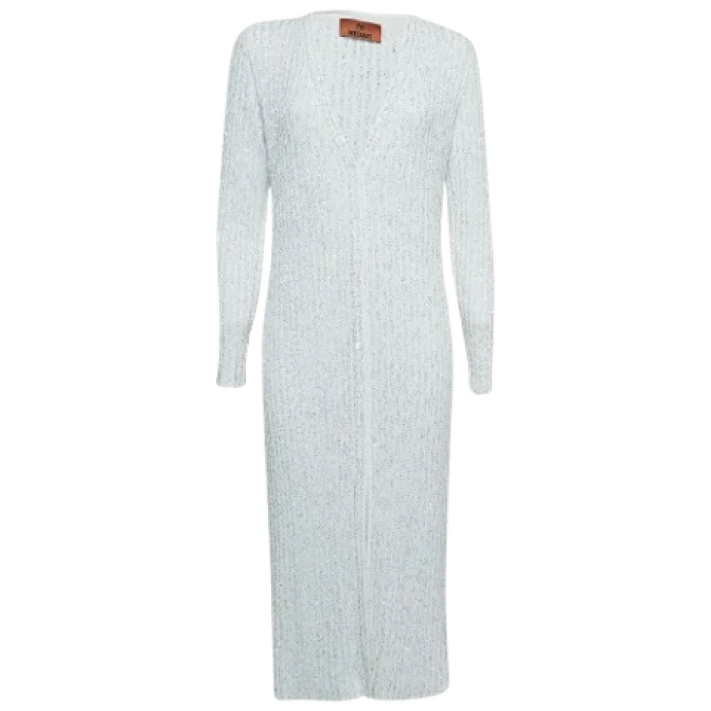 Missoni Pre-owned Knit dresses White Dames