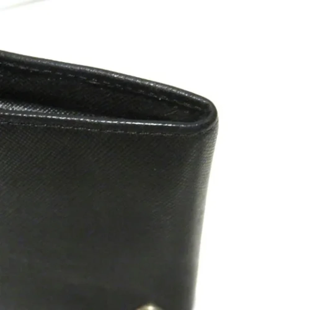 Salvatore Ferragamo Pre-owned Leather wallets Black Dames