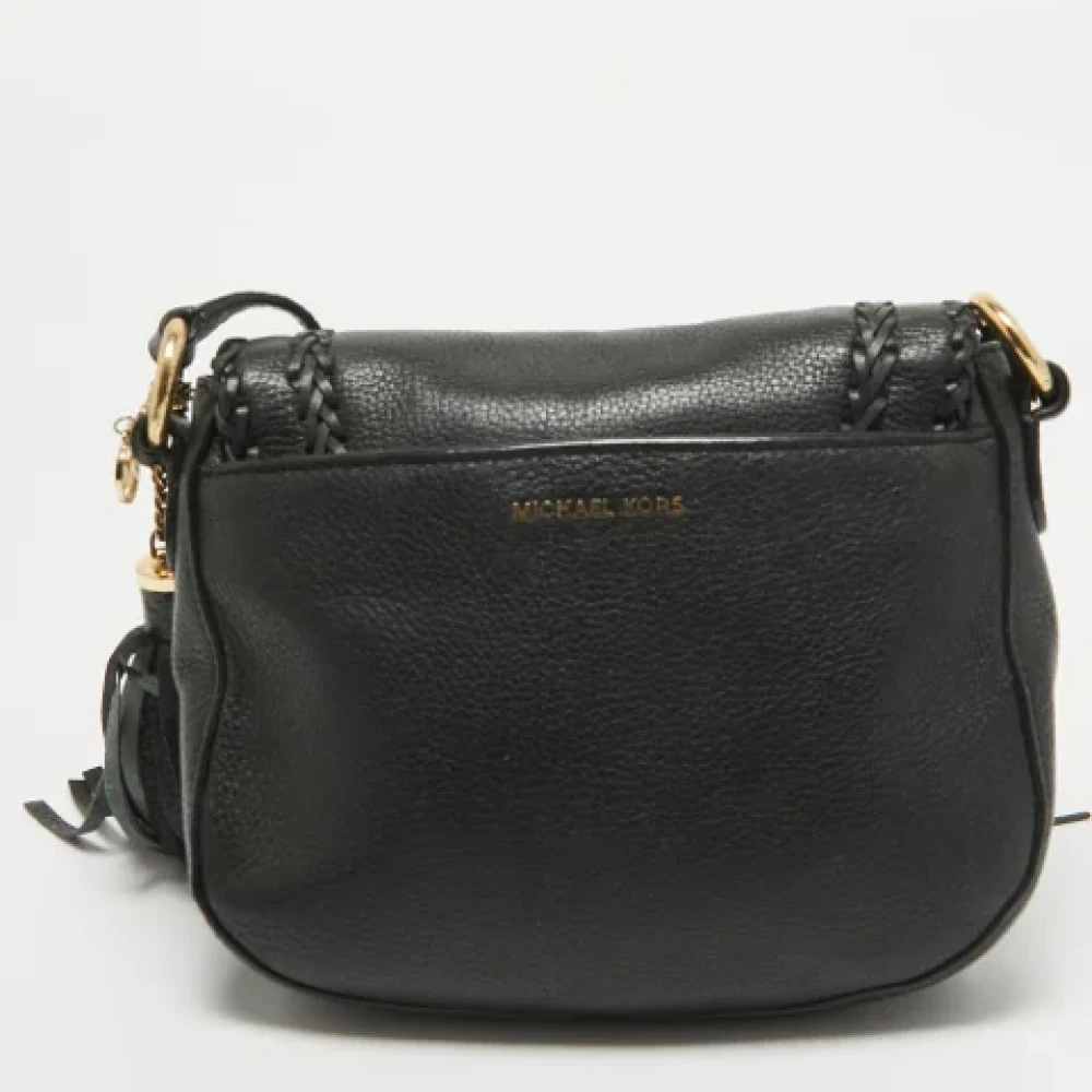 Michael Kors Pre-owned Leather crossbody-bags Black Dames