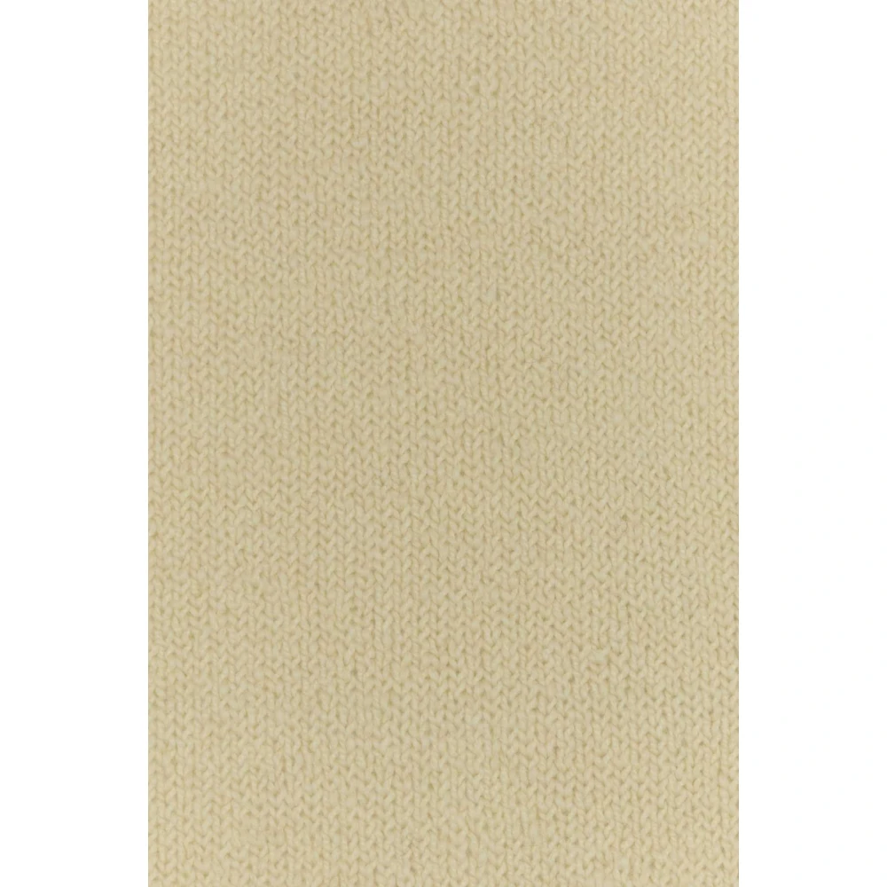 Jil Sander Ivory Wool Scarf White Heren