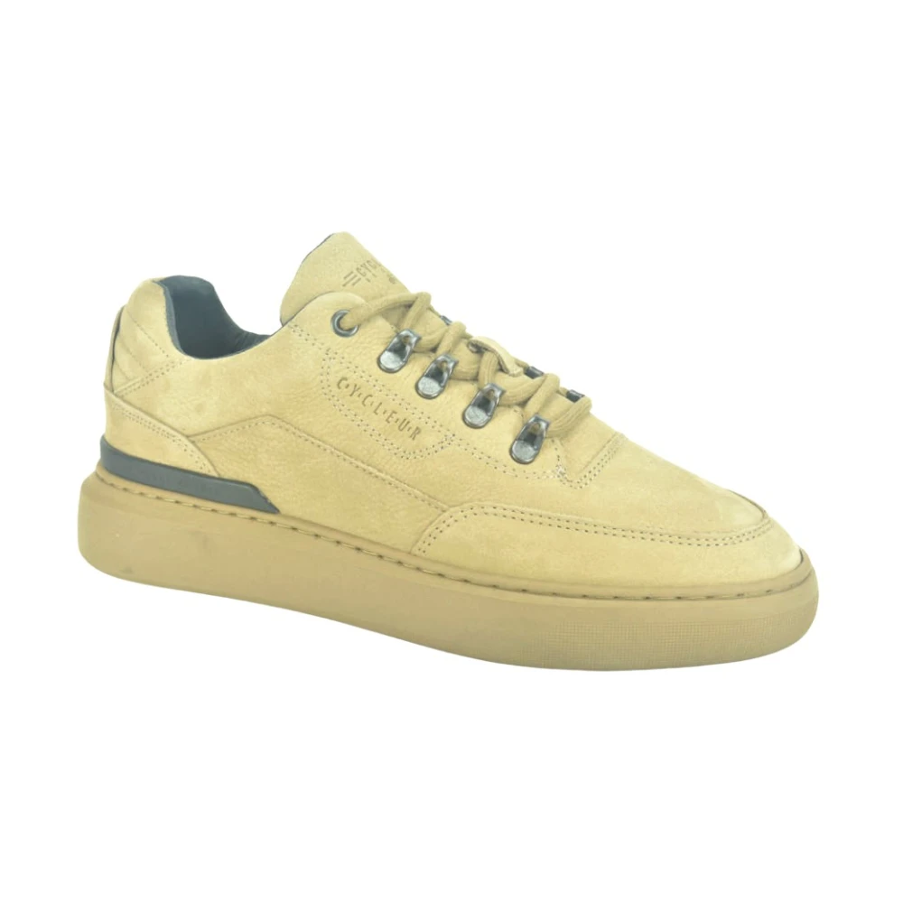 Cycleur de Luxe Taupe Sneaker met Haken Heren Schoenen Beige