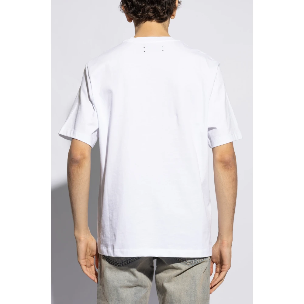 Amiri T-shirt met logo White Heren