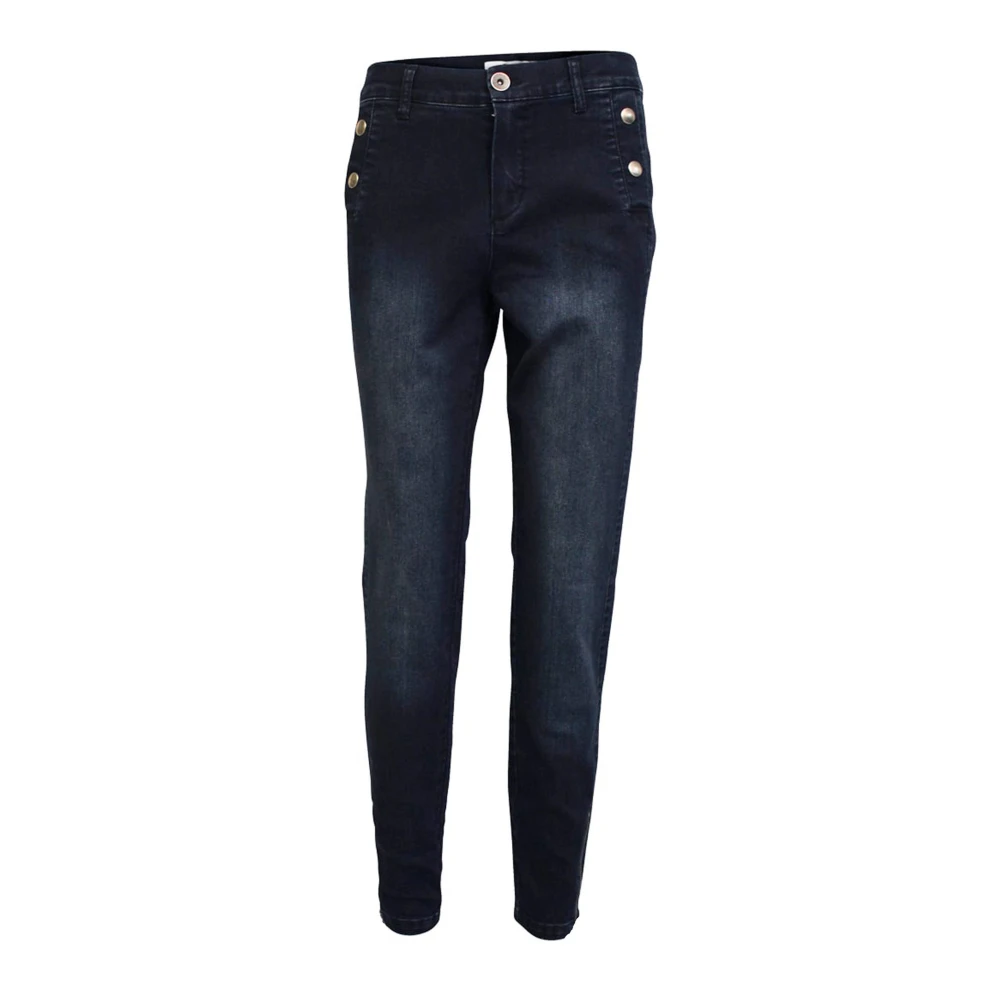 2-Biz Skinny jeans Super Stretch Black Dames