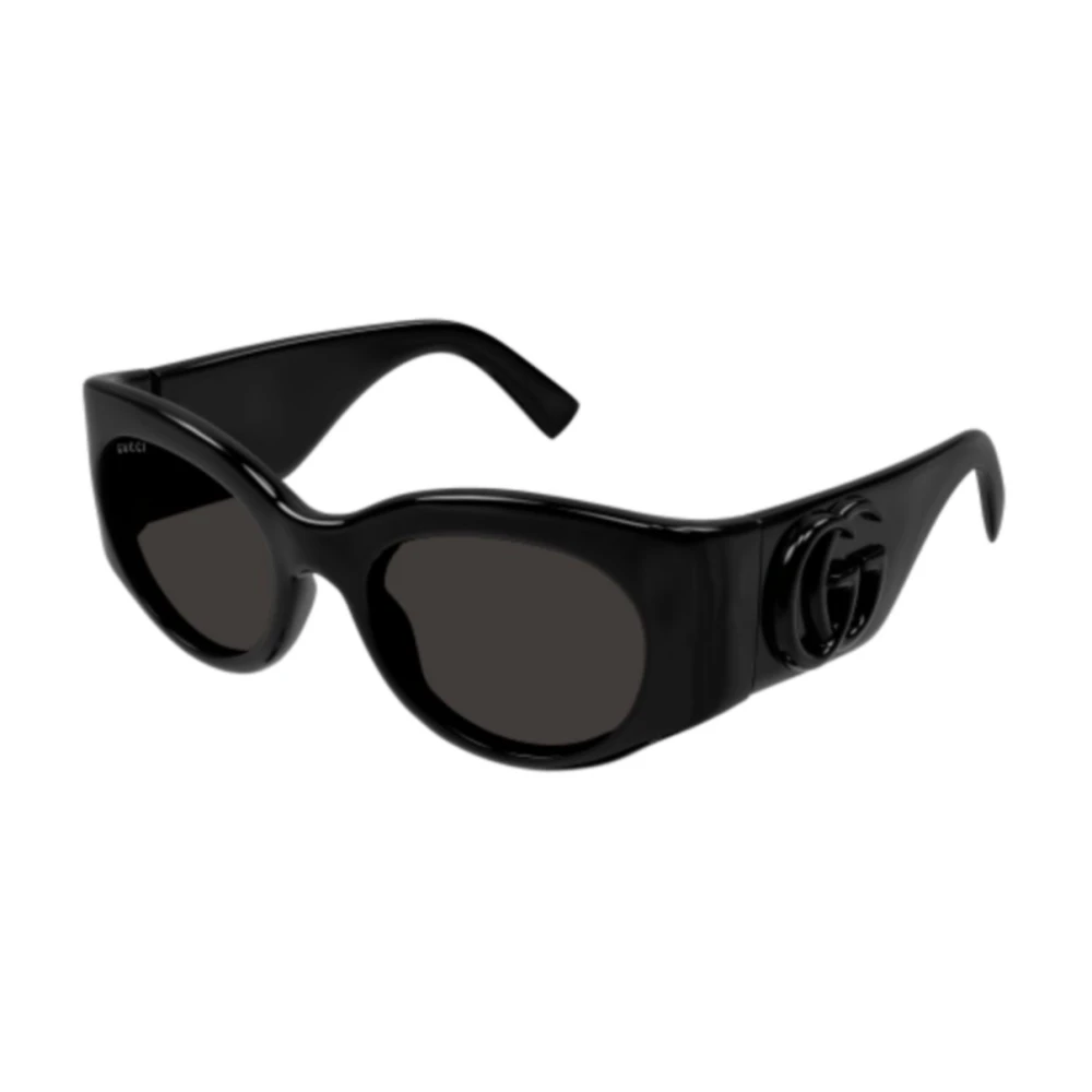 Gucci Unisex Black Sunglasses, 53 Mm, Sunglasses