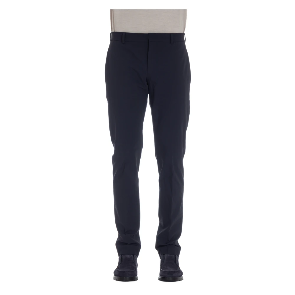 PT Torino Blauwe maatwerk broek ritssluiting Blue Heren