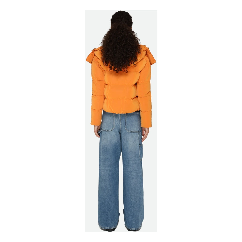 PATRIZIA PEPE Oranje Puffer Bomberjas Orange Dames